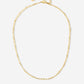 Ketting goudkleurig bolletjes dubbel