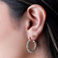 Strass hoops gold-colored