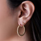 Hoops bolletjes goudkleurig