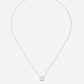 ketting steen rond goudkleurig