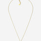 Ketting steen hartje goudkleurig