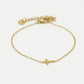 Armband kruisje goudkleurig