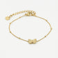 Vlinder armband goudkleurig