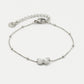 Vlinder armband zilverkleurig