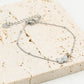 Vlinder armband zilverkleurig