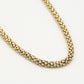 Slangen ketting goudkleurig