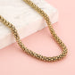 Slangen ketting goudkleurig