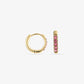 Creole rhinestone pink
