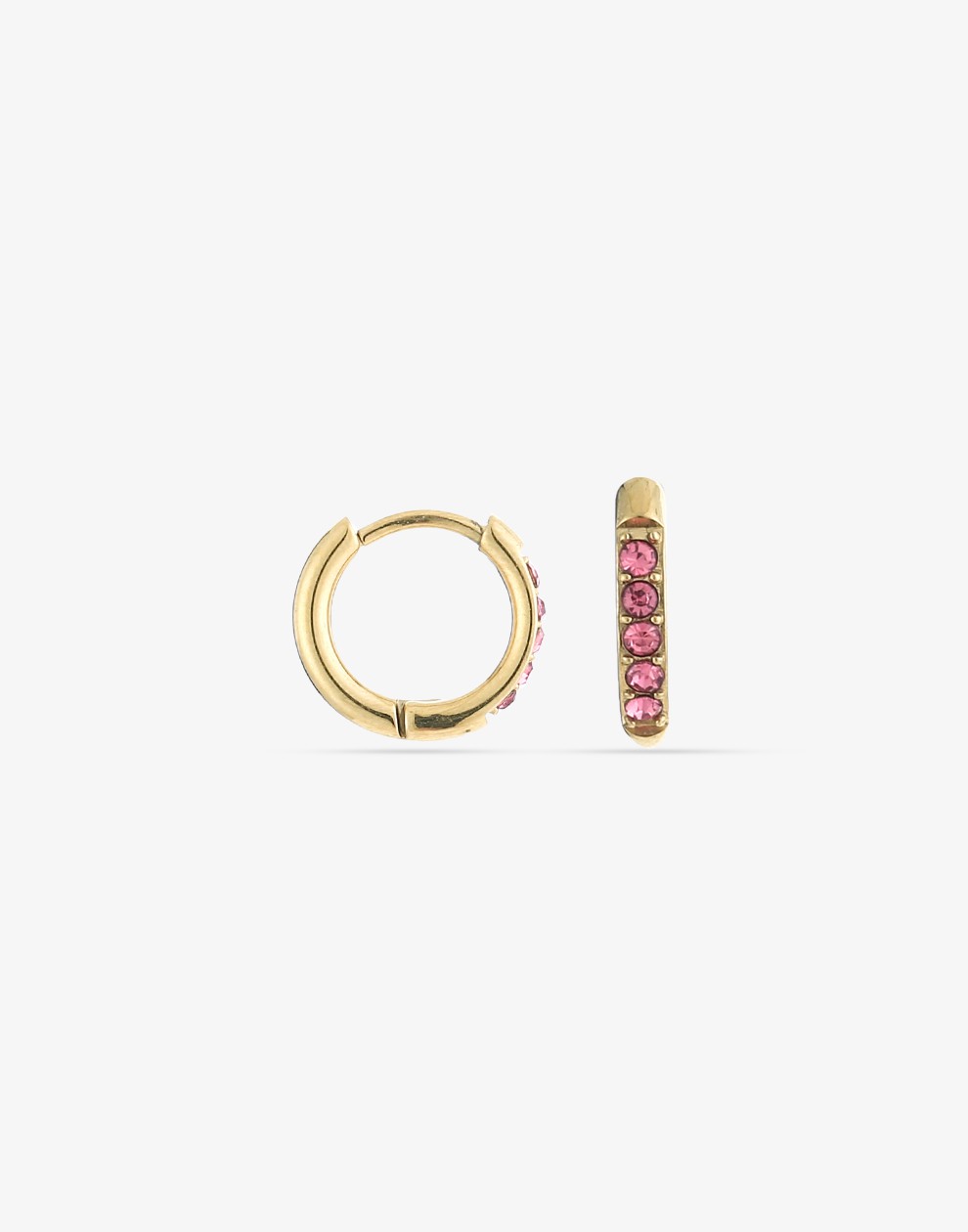 Creool strass roze