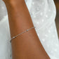 zilverkleurigen bolletjes armband