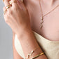 Armband slang goudkleurig