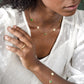 Ketting klavers parel groen