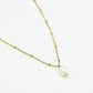 Ketting met parel goudkleurig