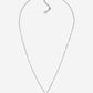 Ketting met parel zilverkleurig