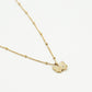 ketting met vlinder goudkleurig