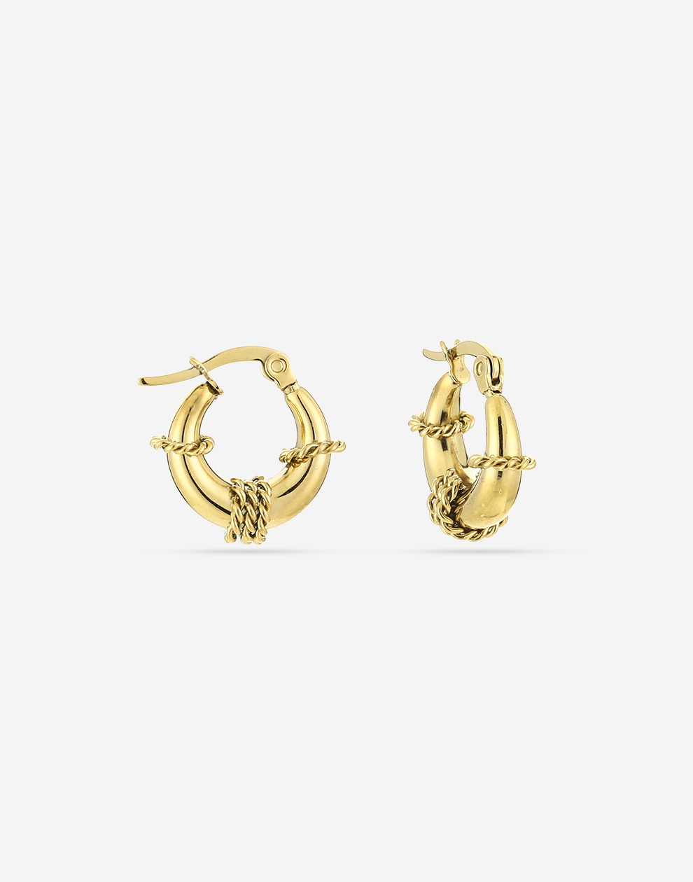 bali hoop mini goudkleurig