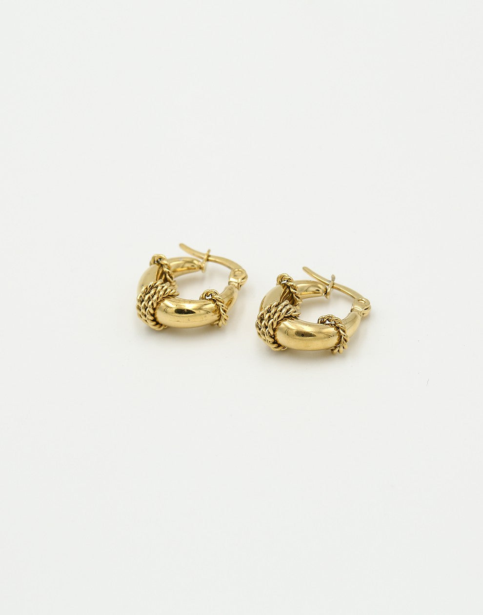 bali hoop mini goudkleurig