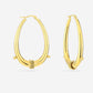 hoop bali oval gold-colored