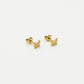 Studs vlinder goudkleurig