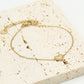 Armband vintage hartje goudkleurig