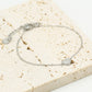 Armband vintage hartje zilverkleurig