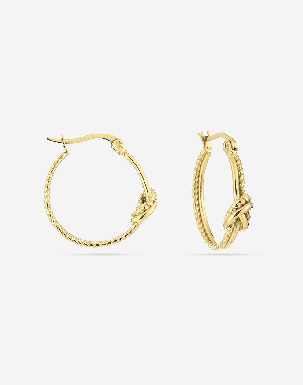 Hoops knoop goudkleurig