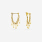 oorbellen ketting & parels goudkleurig