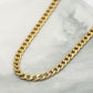Fijne ovale schakelketting goudkleurig