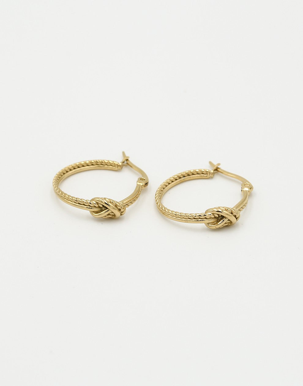 Hoops knoop goudkleurig