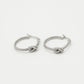 Hoops knoop zilverkleurig