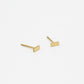 Gold-colored stud bar