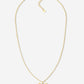 Lange ketting vlinder goudkleurig