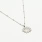 ketting zon zilverkleurig