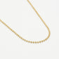 Ketting bolletjes goudkleurig