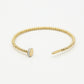 spijker armband goudkleurig