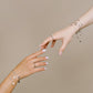 Armbanden set best friends zilverkleurig