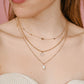 Ketting met parel goudkleurig