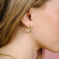 Hoops knoop goudkleurig