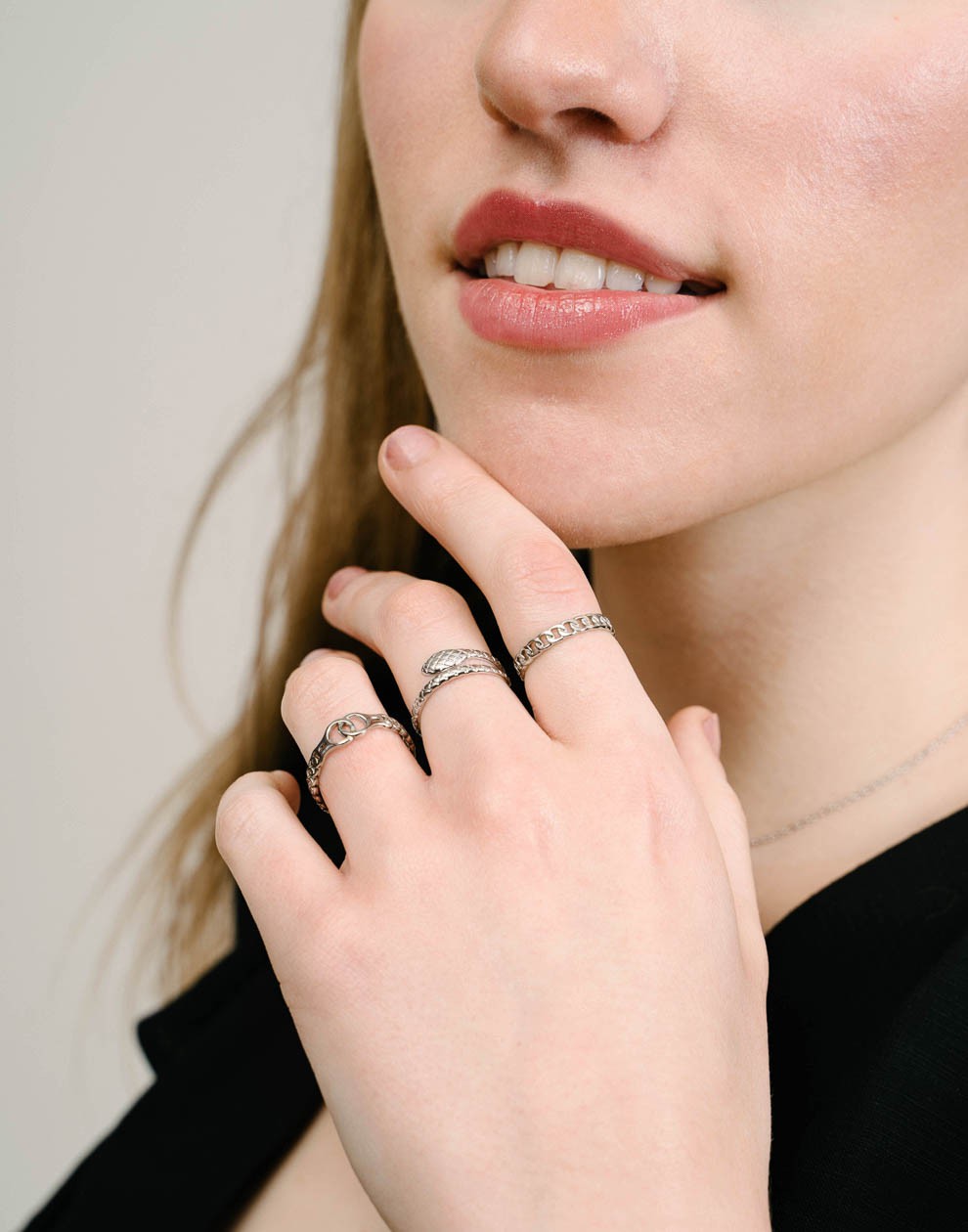 Ring handboeien zilverkleurig