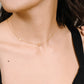 ketting speels hartje goudkleurig