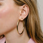 creolen hoops 60mm goudkleurig