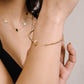 spijker armband goudkleurig