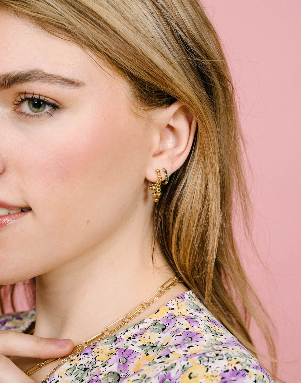 Creool strass groen