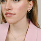 ketting hartje strass goudkleurig