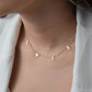 Ketting love goudkleurig