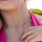 Ketting goudkleurig schakels fijn