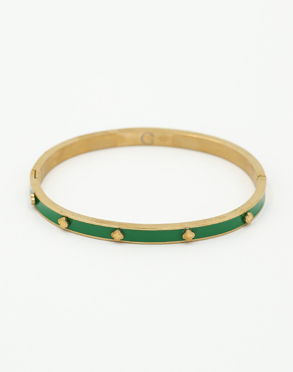 Bangle klavers groen