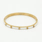 Bangle klavers wit