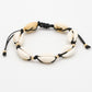 schelpenarmband zwart