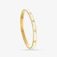 Bangle armband hartjes wit